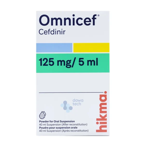 اومنيسيف 125 مجم  5 مل | 40 مل شراب