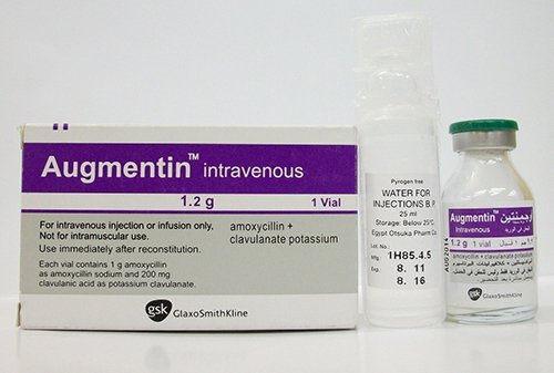 AUGMENTIN 1.2G VIAL FOR I.V. INJ./INF.