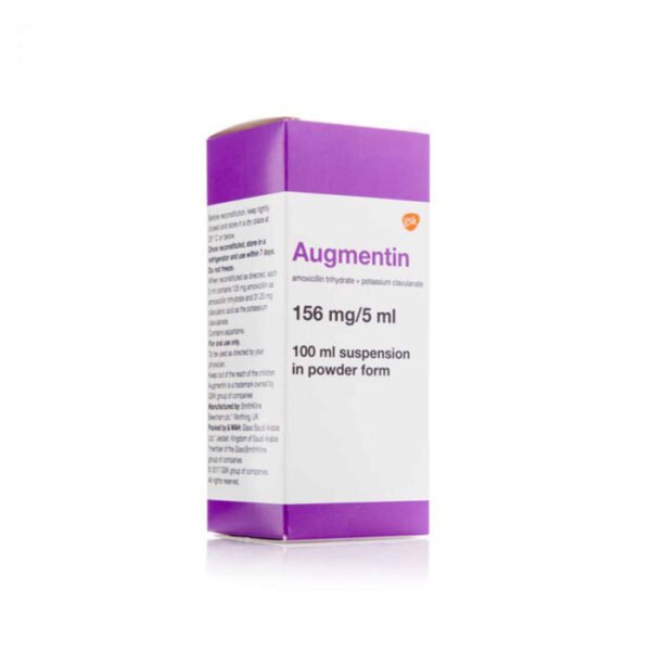 AUGMENTIN 156 MG/5 ML SUSP. 80 ML