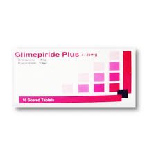Glimepiride Plus 4/30Mg 30 Tablets