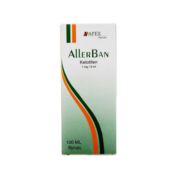 ALLERBAN 1 MG / 5 ML SYRUP 100 ML