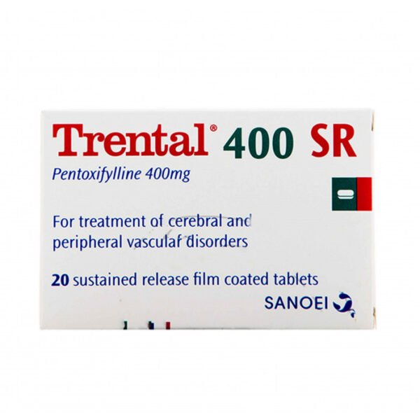 Trental Sr 400Mg 20 Tablets