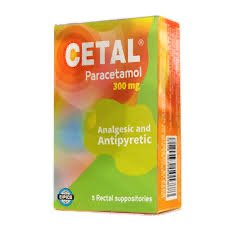 CETAL 300 MG 5 SUPP.
