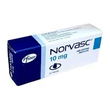 Norvasc 10Mg 10 Tablets