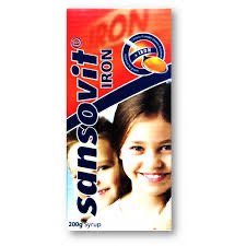 SANSOVIT WITH IRON SYRUP 200GM