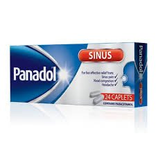 PANADOL SINUS RELIEF PE 24 TABS.