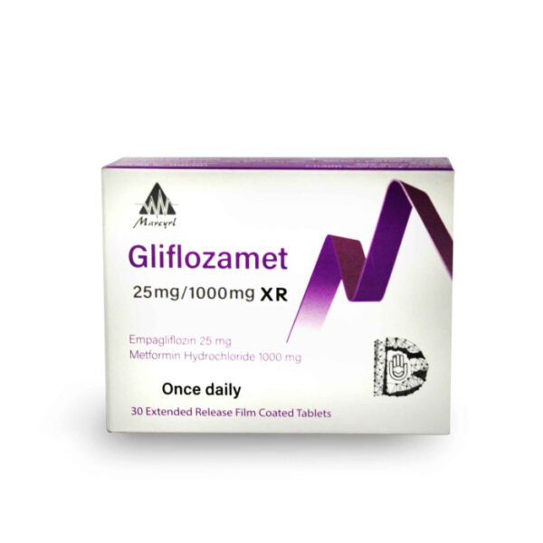 Gliflozamet Xr 25/1000Mg 30 Tablets
