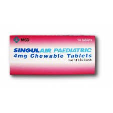 SINGULAIR 4 MG PAED. 14 CHEW. TABS.