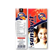 SANSOVIT WITH IRON SYRUP 120GM