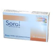 SORAL 20MG 3 VIAL I.M./I.V