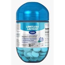 LIMITLESS LACTASE 12000-30 CHEW. TABS.