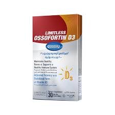 LIMITLESS OSSOFORTIN D3 (2000 I.U.) 30 TABS.