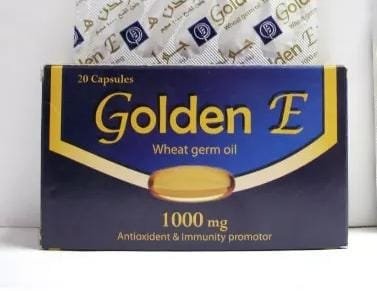 GOLDEN E 1000MG 20 CAPS.