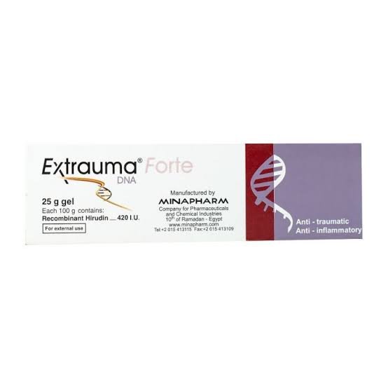 EXTRAUMA DNA FORTE TOPICAL GEL 25 GM