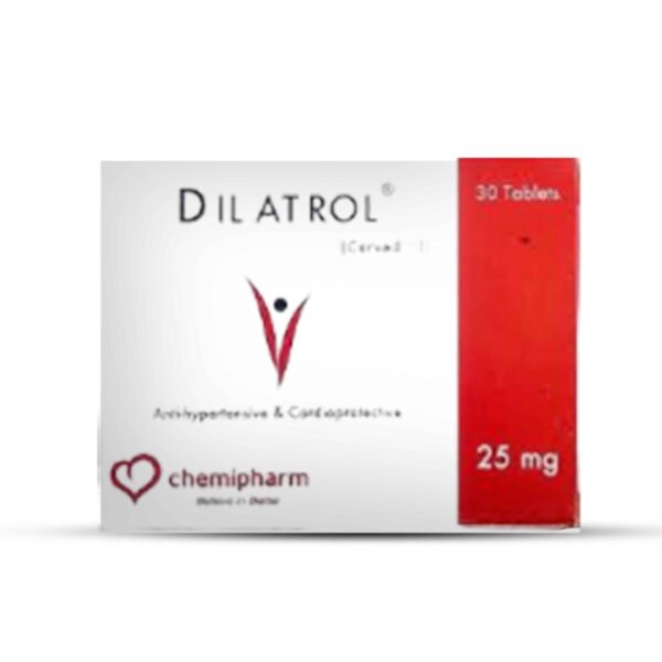Dilatrol 25Mg 30 Tablets
