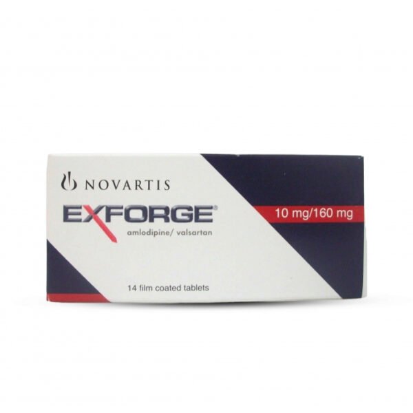 Exforge 10/160Mg 14 Tablets