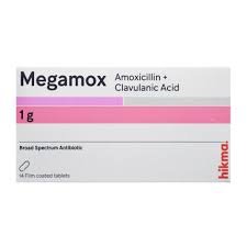 MEGAMOX 1GM 14 F.C. TABS.