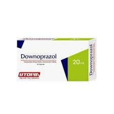 DOWNOPRAZOL 20/1100MG 14 CAPS.