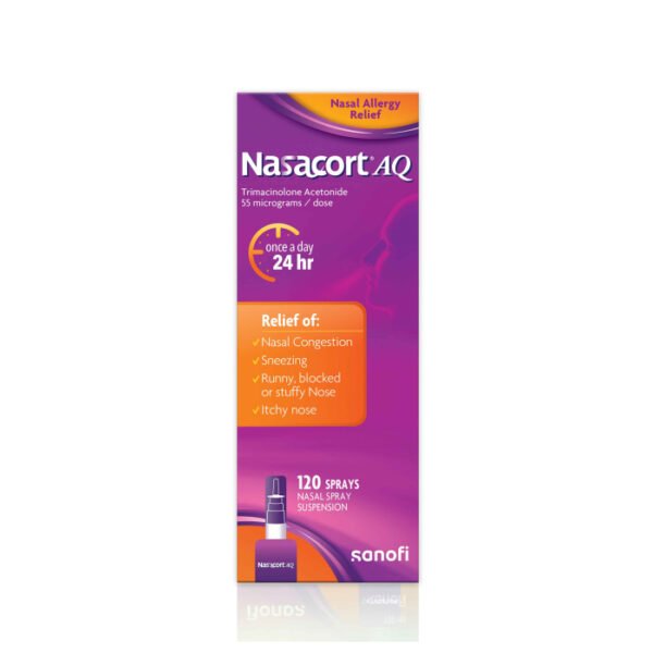 Nasacort Aq 55µg Nasal Spray 120 Metered Doses