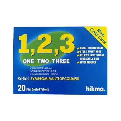 123 (ONE TWO THREE) EXTRA 20 F.C.TABS