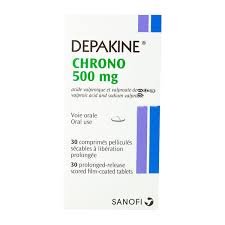 DEPAKINE CHRONO 500 MG 30 TABLET