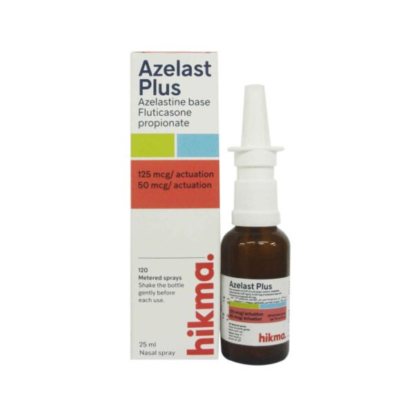 Azelast Plus 125/50Âµg Nasal Spray 25Ml