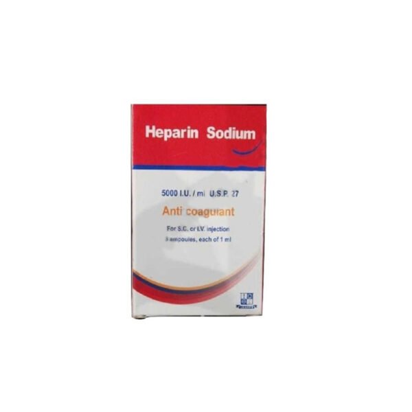 Heparin Sodium 5000Iu 3 Ampoule