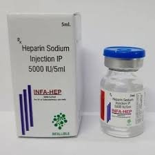 HEPARIN SODIUM-CID 5000 I.U./ML 100 S.C. AMP.