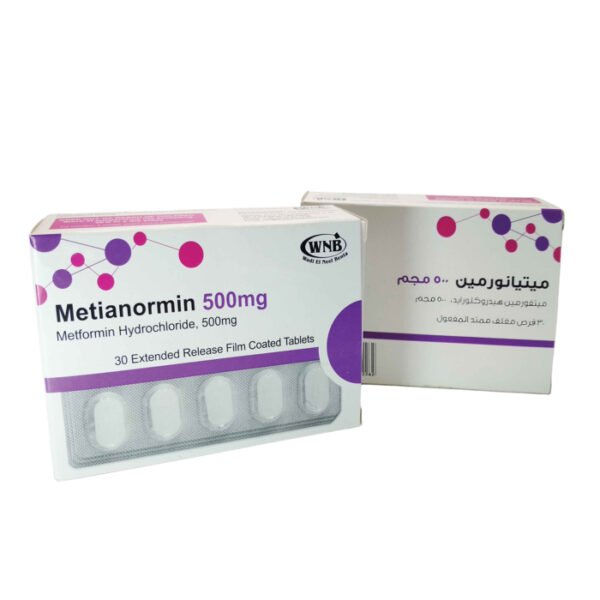 Metianormin 500Mg 30/Tab