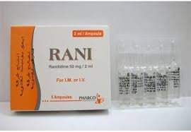 RANI 50MG/2ML 5 AMP. FOR I.V/IM INJ. (CANCELLED)