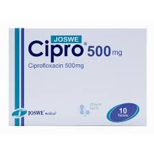 CIPRO 500 MG 10 F.C.TABS.