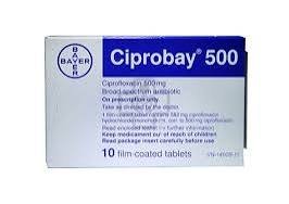 CIPROBAY 500MG 10 F.C.TAB.