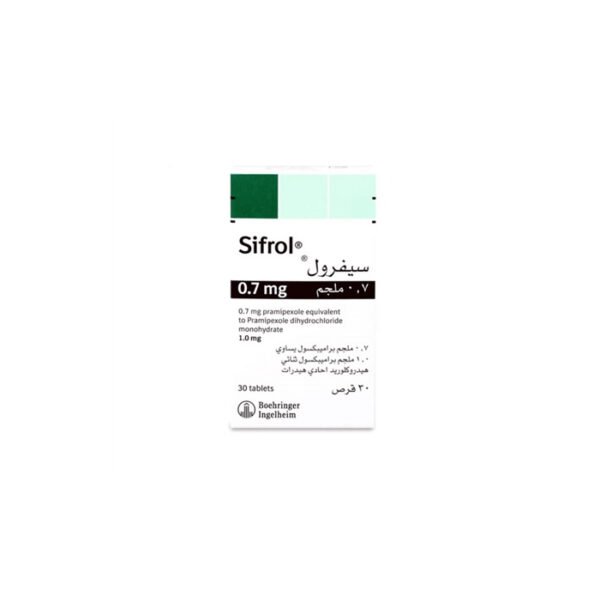 Sifrol 0.7Mg (1.0Mg) 30 Tablets