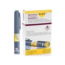 HUMALOG MIX25 KWIKPEN 100I.U./ML (5 PENS)