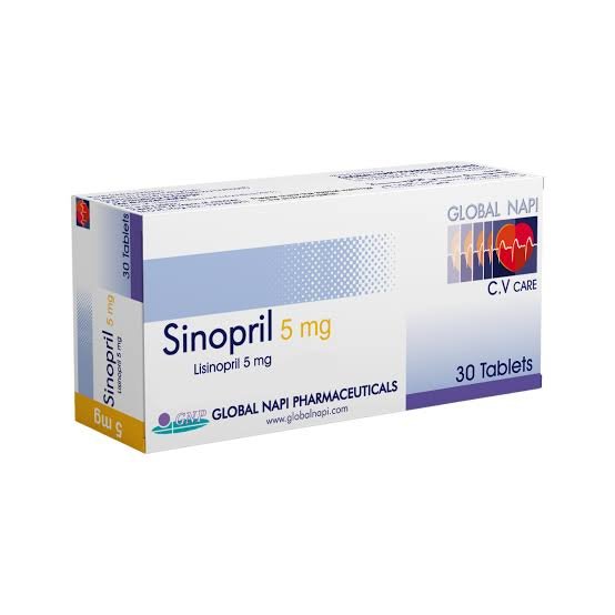 SINOPRIL 5MG 30 TAB