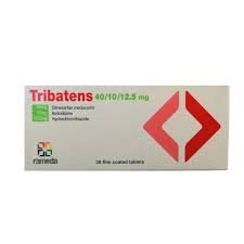 TRIBATENS 40/10/12.5MG 30 F.C. TABS.