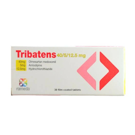 TRIBATENS 40/5/12.5MG 30 F.C. TABS.