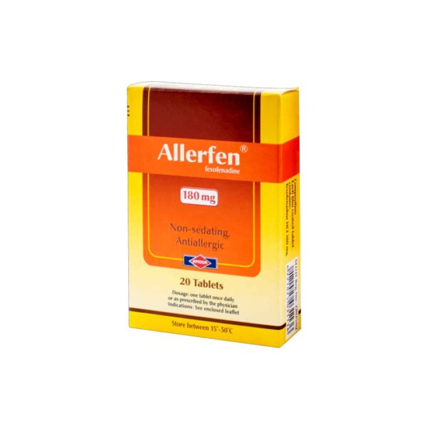 Allerfen 180Mg 20 Tablets