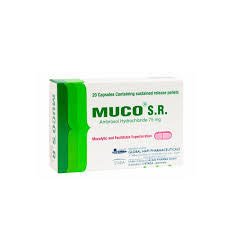 MUCO S.R 75MG 20 CAPS