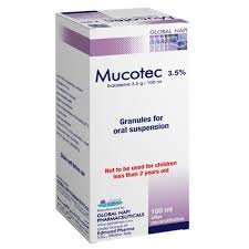 MUCOTEC 175MG/5ML PD. FOR ORAL SUSP. 100 ML
