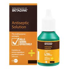 BETADINE ANTISEPTIC SOLN. 10% 120 ML