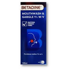BETADINE MOUTH WASH & GARGLE 1% 120 ML