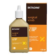 BETADINE SURGICAL SCRUB 7.5% 120 ML