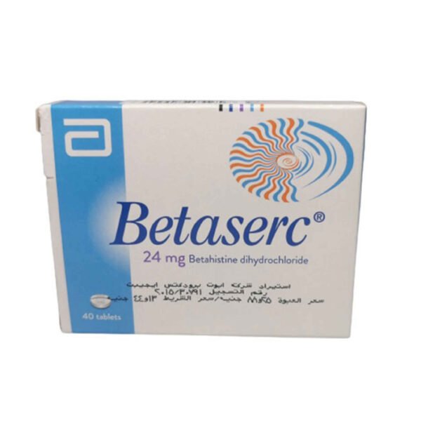 Betaserc 24Mg 40 Tablets