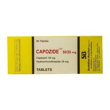 Capozide 50/25Mg 30 Tablets