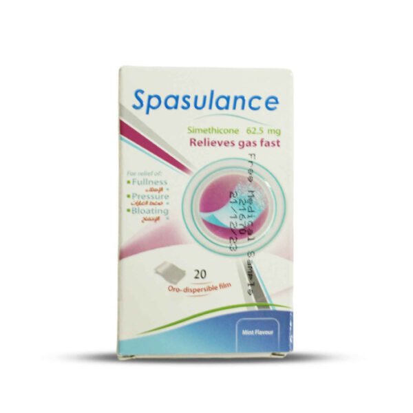 Spasulacnce 62.5Mg Oral Dispersible Film 20 Pieces