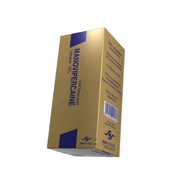 Manovipercaine Plus 20% Topical Spray 15Ml