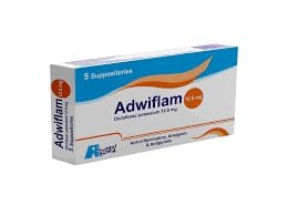ADWIFLAM 12.5MG INFANTS 5 SUPP