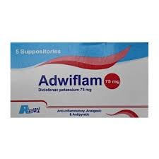ADWIFLAM 75MG 5 SUPP.