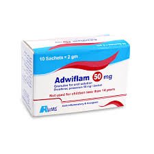 ADWIFLAM 50 MG 10 SACHETS